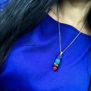 7 Chakra Pendulum Necklace